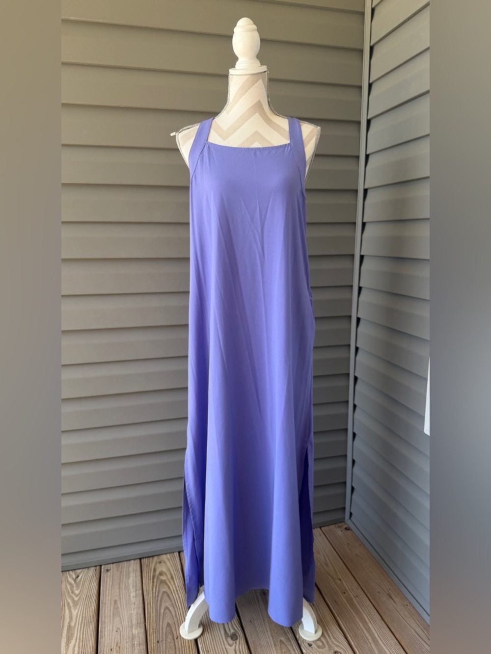 Athleta Lavender Sleeveless Maxi Dress